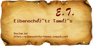Eibenschütz Tamás névjegykártya
